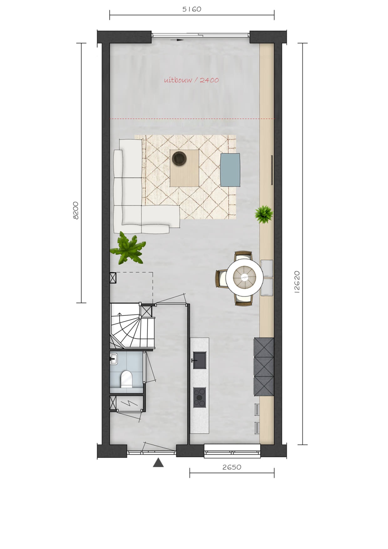 Kop van de Stadswerven - Fase 1 - Gezinswoning - 6597