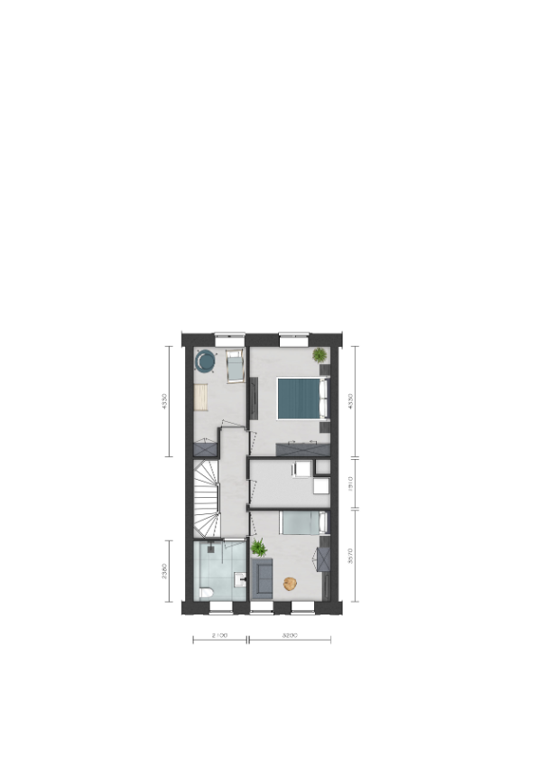Kop van de Stadswerven - Fase 1 - Herenhuis - 4917
